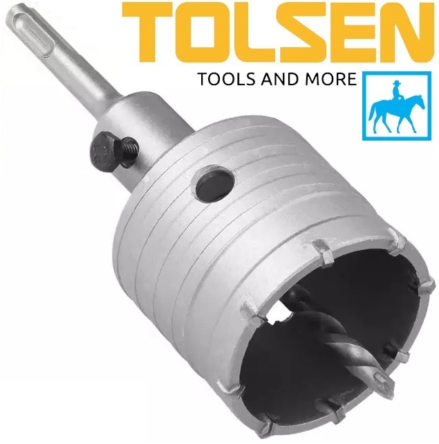 [HCM]Mũi khoan khoét lỗ tường bê tông 50mm Tct Hole Saw TOLSEN 75890