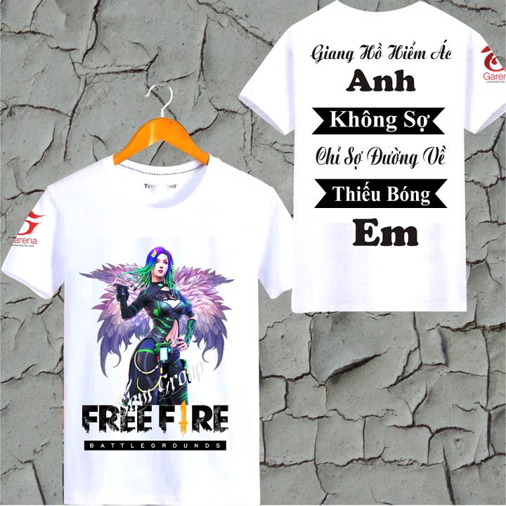 Áo thun nam free fire cổ tròn tay ngắn cực hot moco