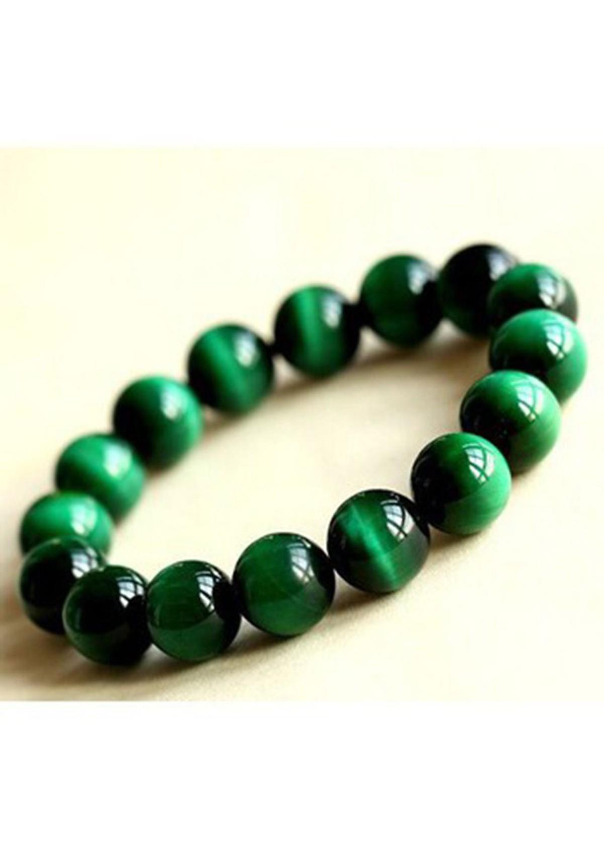 [FreeshipMAX] vòng tay đá mắt hổ xanh