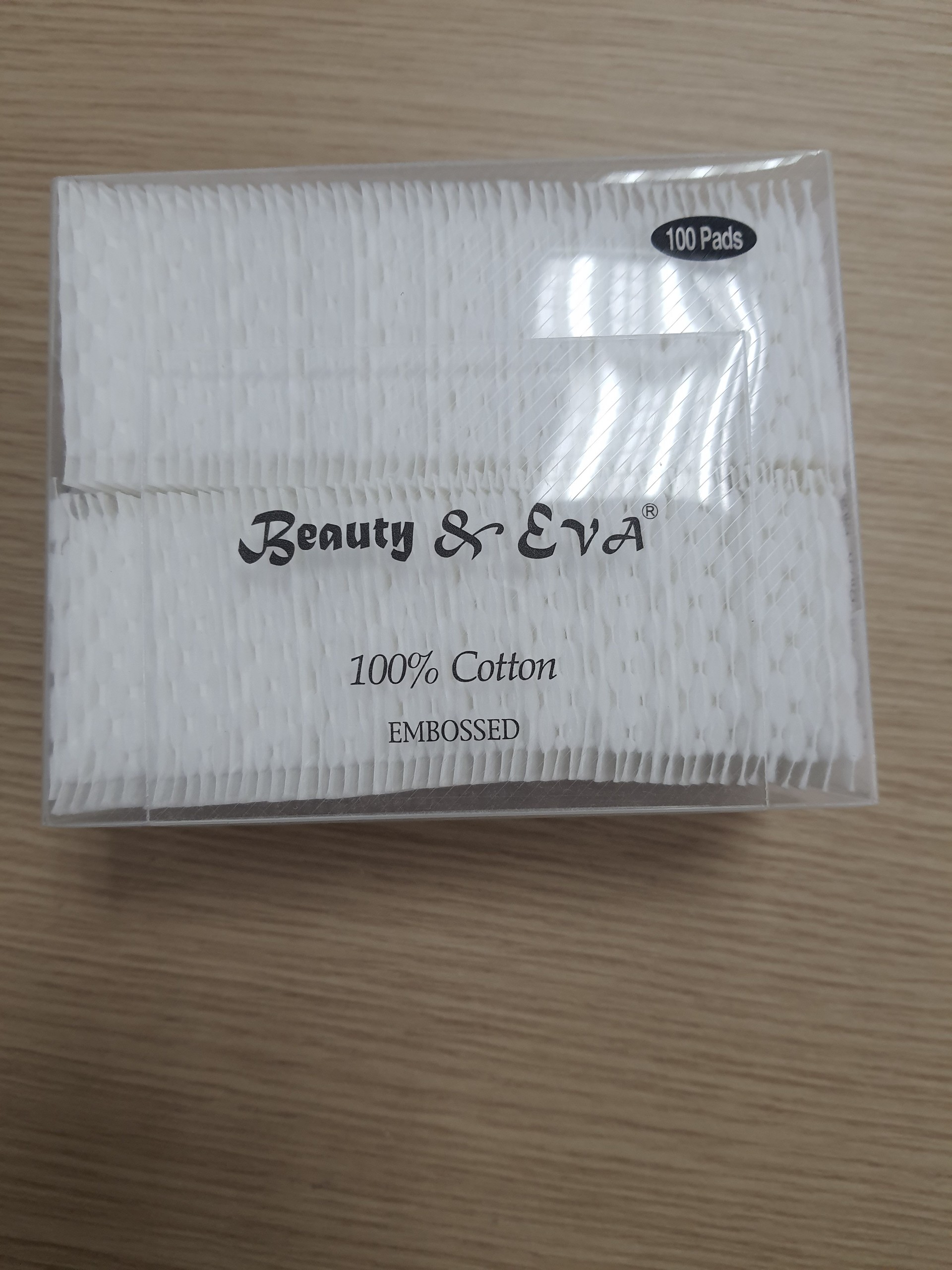 HCMBông tẩy trang coton hộp nhựa 100 miếng