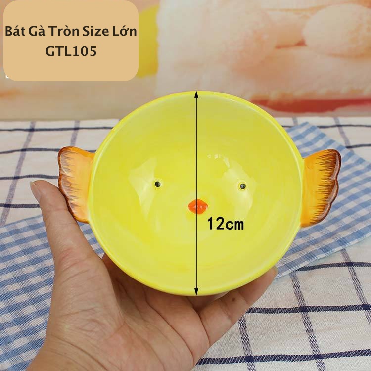 Bát Sứ Ăn Dặm Size Vừa - Size Lớn Dành Cho Bé