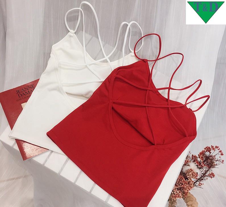 [HCM]ÁO HAI DÂY PHỐI DÂY CHÉO LƯNG