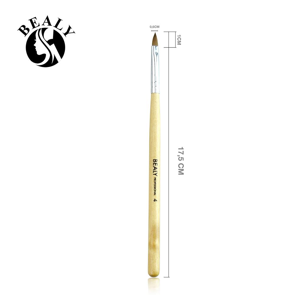 CỌ ĐẮP BỘT LÔNG CHỒN CÁN GỖ BEALY SỐ 4