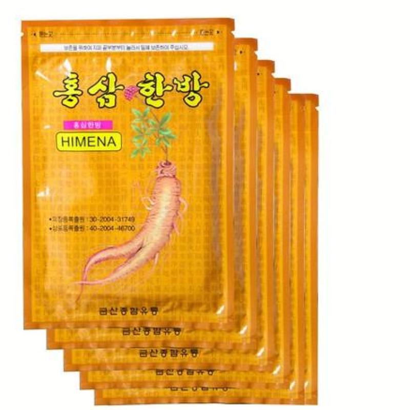 10 túi Cao dán hồng sâm Hàn Quốc - Gói 20 miếng nhập khẩu