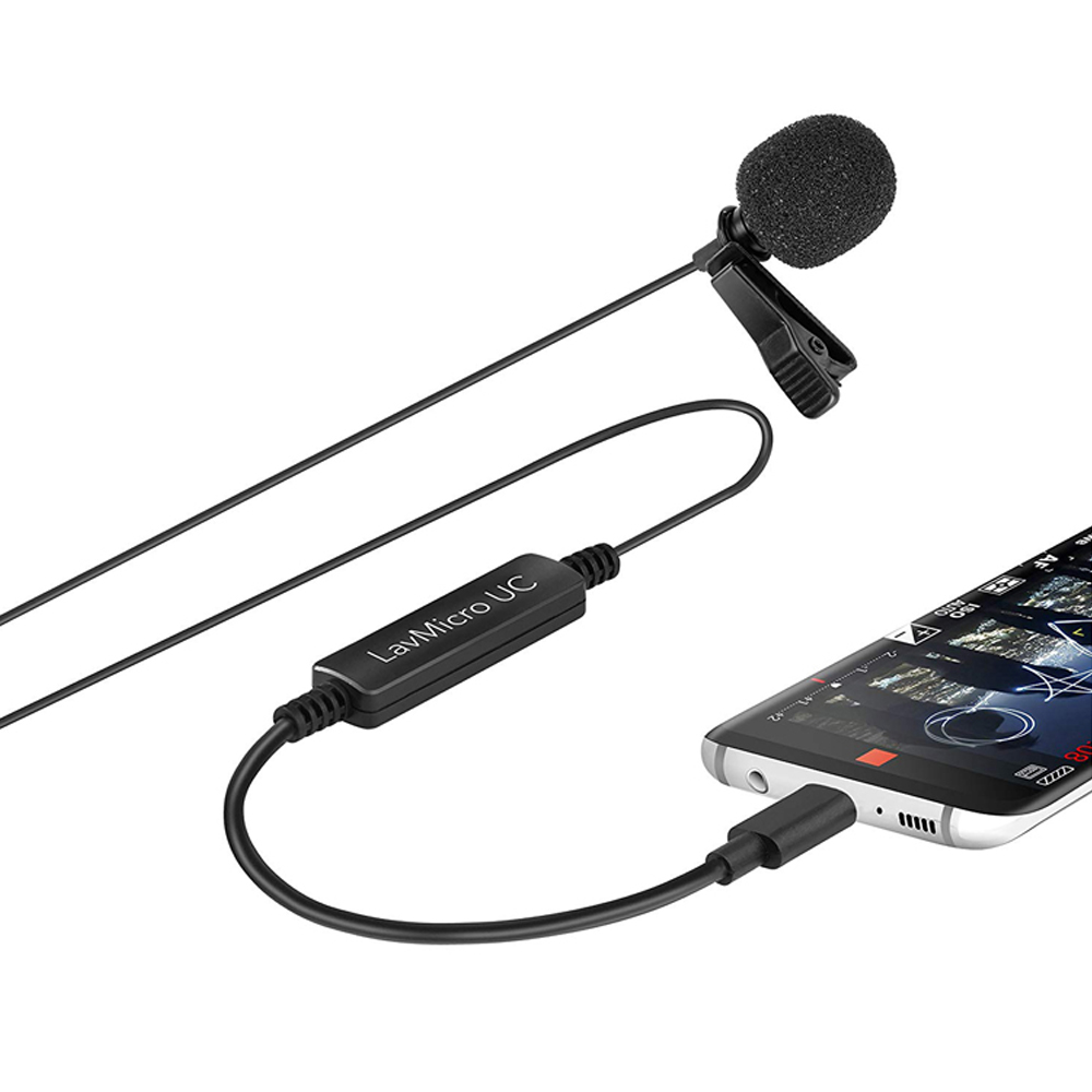 Micro thu âm cài áo không dây cổng USB-C Saramonic LavMicro UC