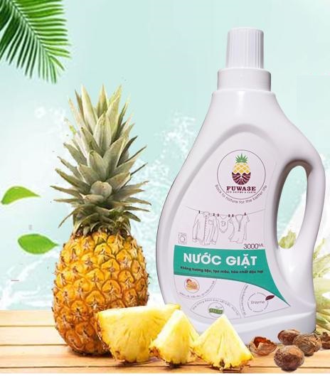 Nước giặt enzym sinh học Fuwa3e 3000ml ( an toàn với trẻ em , tốt cho môi trường)