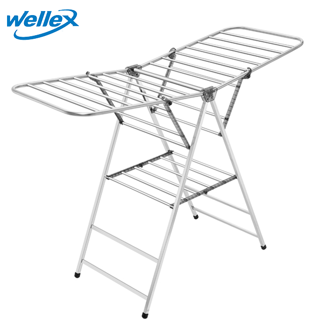 Wellex CPM stainless steel floor folding smart rack fitting