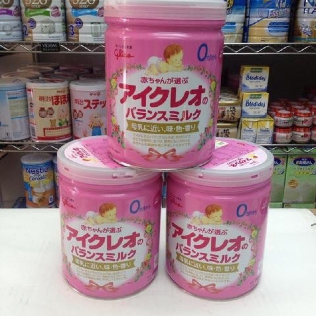 Sữa Glico nhật ( Hàng Sách Tay)  số 0 800g