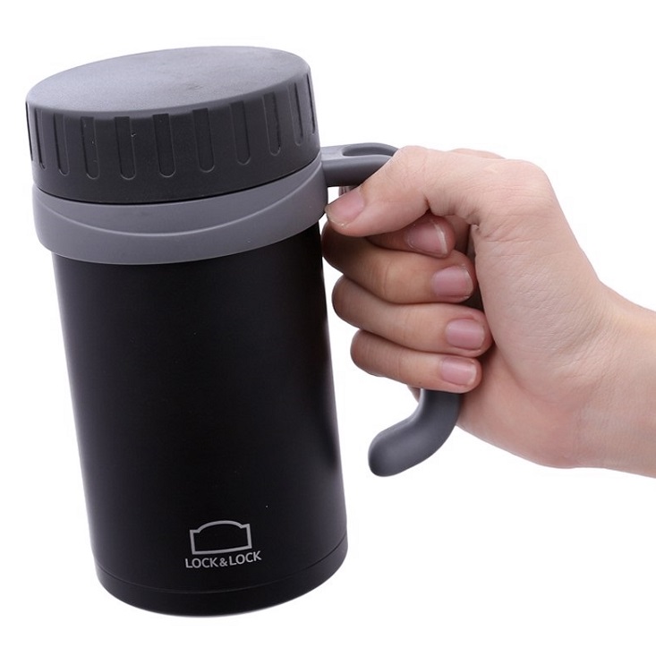 Ca giữ nhiệt có quai cầm Lock&Lock Basic Table Mug LHC9002 500ml