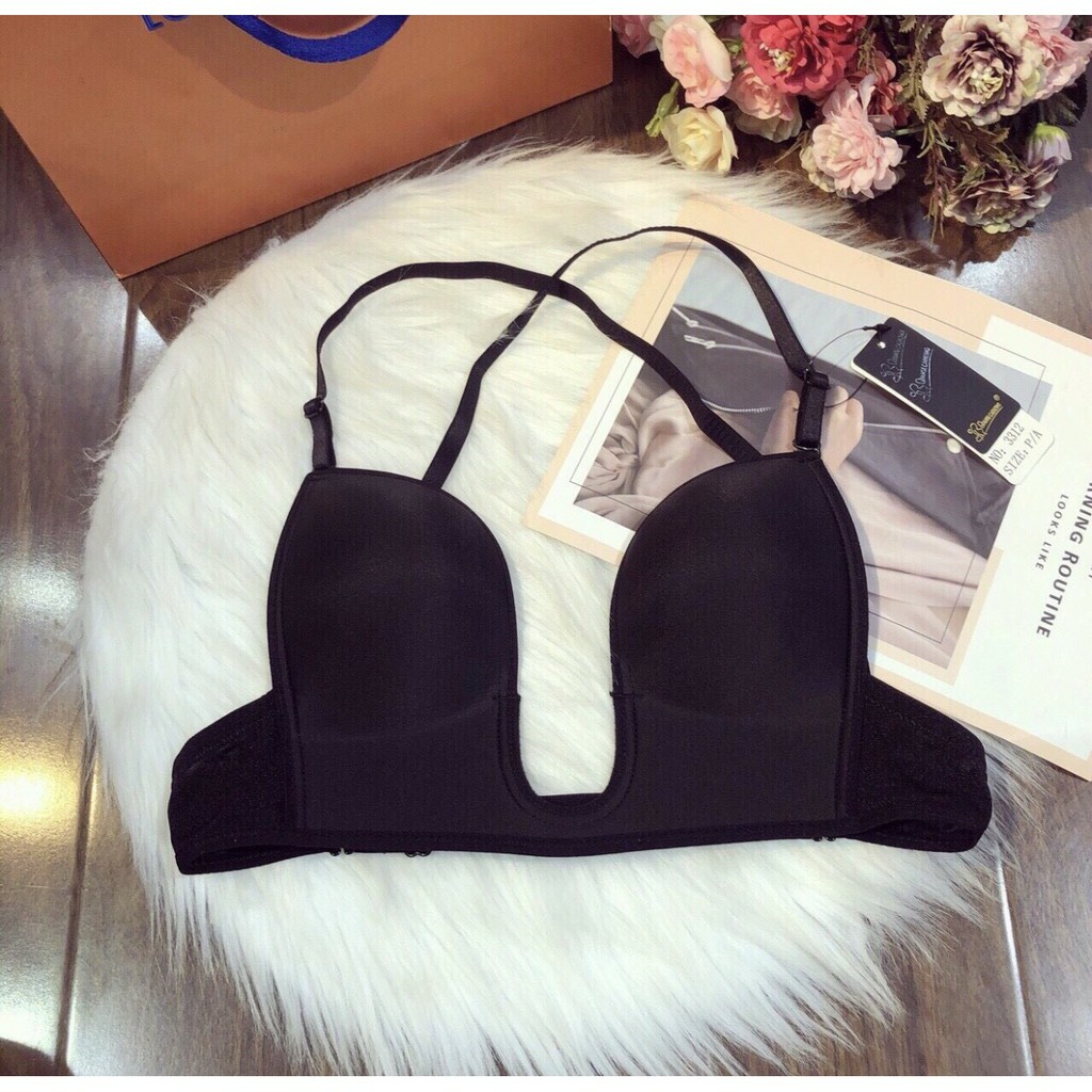 Áo Ngực Nữ hở ngực khoét sâu mặc hở lưng (Chuyên mặc đầm khoét sâu, đầm xẻ sexsy tặng dây)
