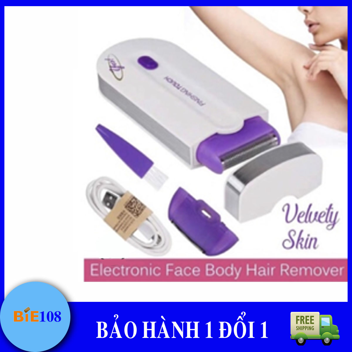 [HCM]Máy Cạo Lông Nách. Máy Cạo Lông Toàn Thân. Máy Triệt Lông Mini