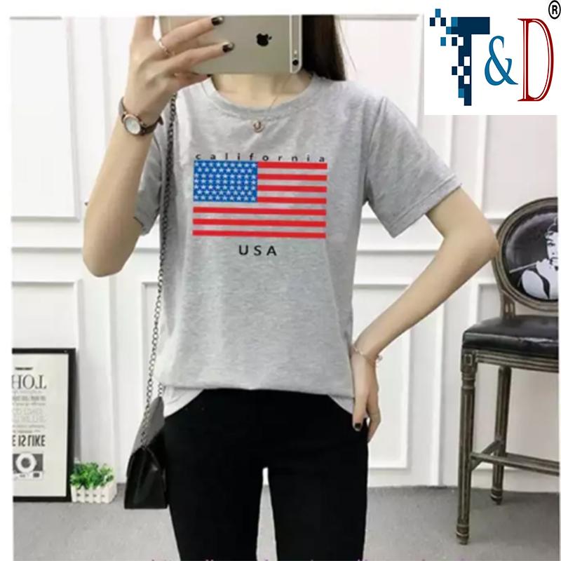 ÁO THUN IN HÌNH LÁ CỜ THỜI TRANG NHIỀU MÀU