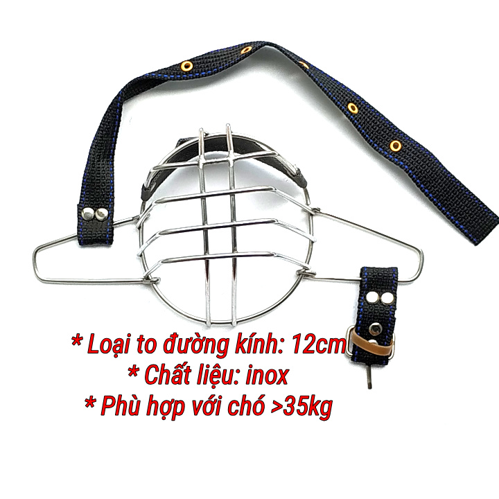 Rọ mõm chó inox size to