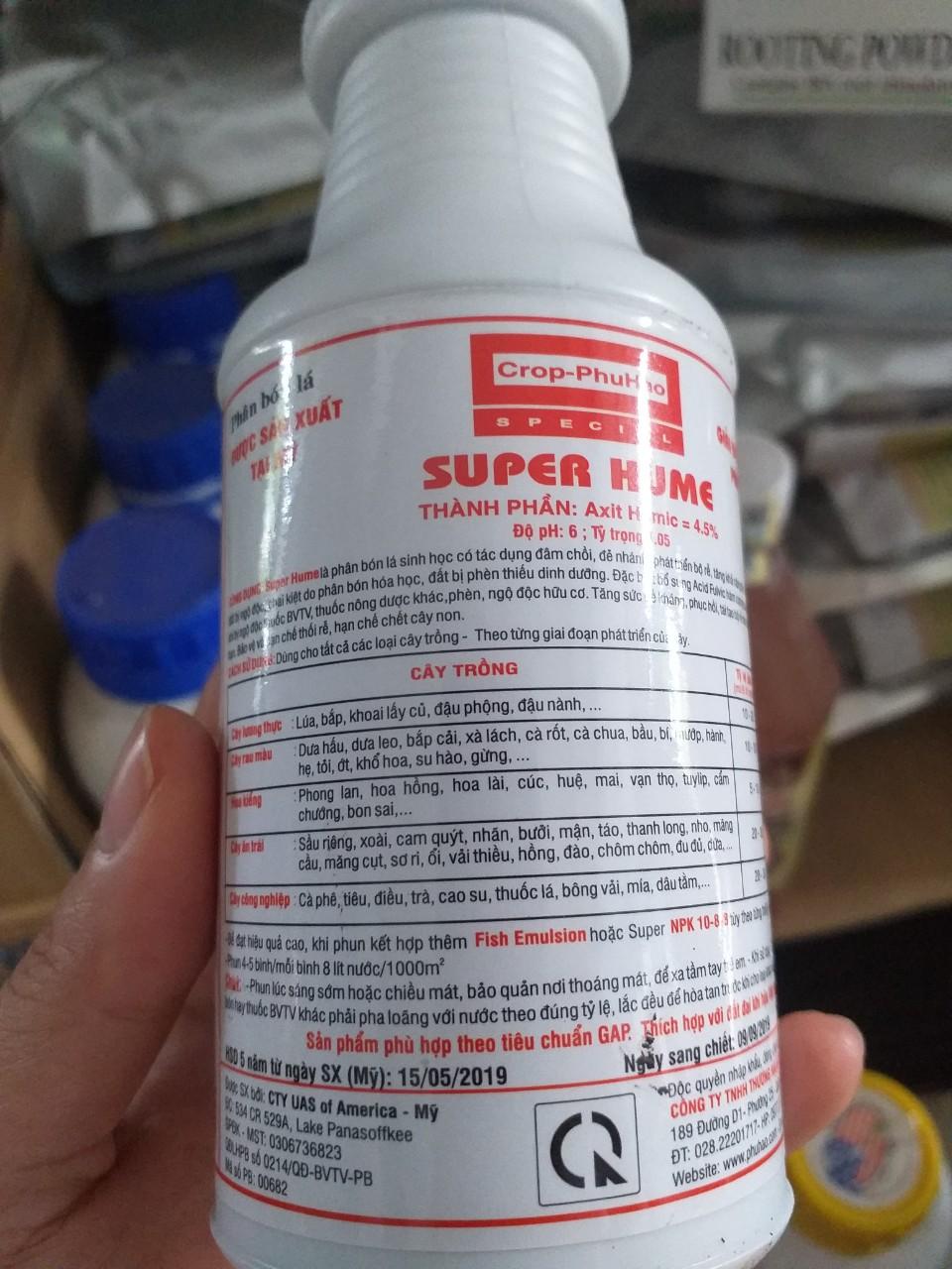 [HCM]Phân bón Super Hume 250ml