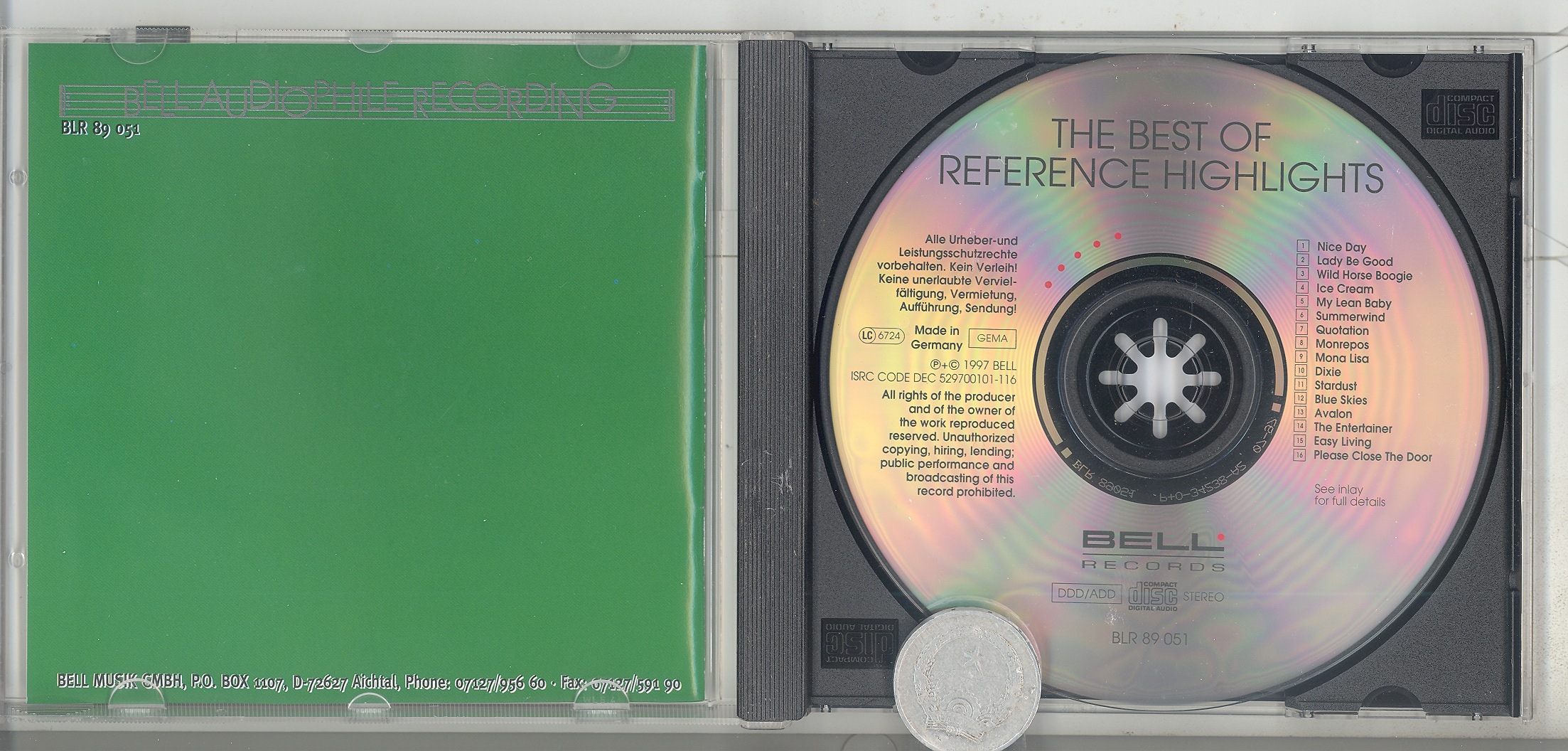 stereomate - Đĩa nhạc - CD gốc: The Best Of Reference Highlights [Bell Audiophile Recording] 