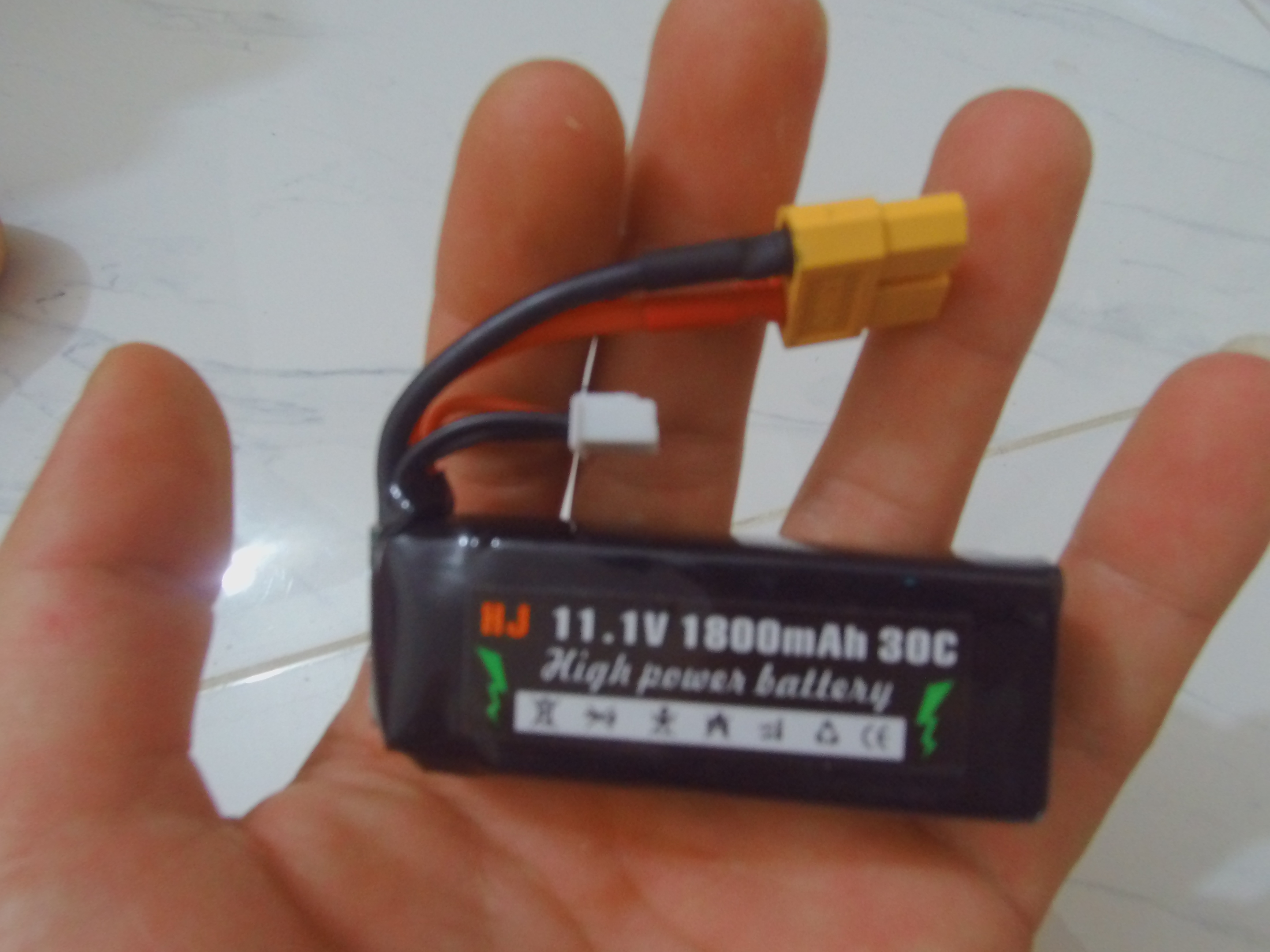 Pin HJ LiPo 3s 1800mah 30C