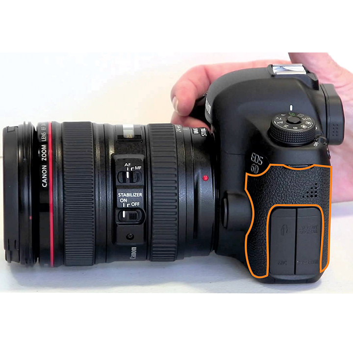 Phần da thay thế chữ U canon 6D, EOS 6D