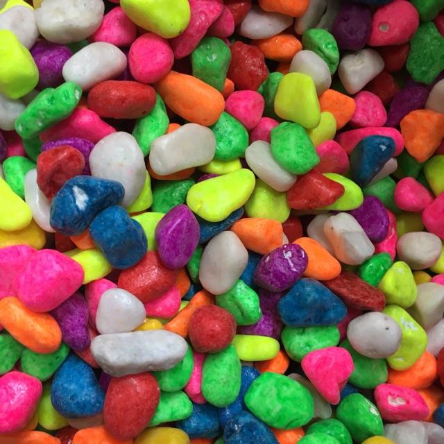 1000gram sỏi màu trang trí bể cá, lọ hoa, chậu cây cảnh