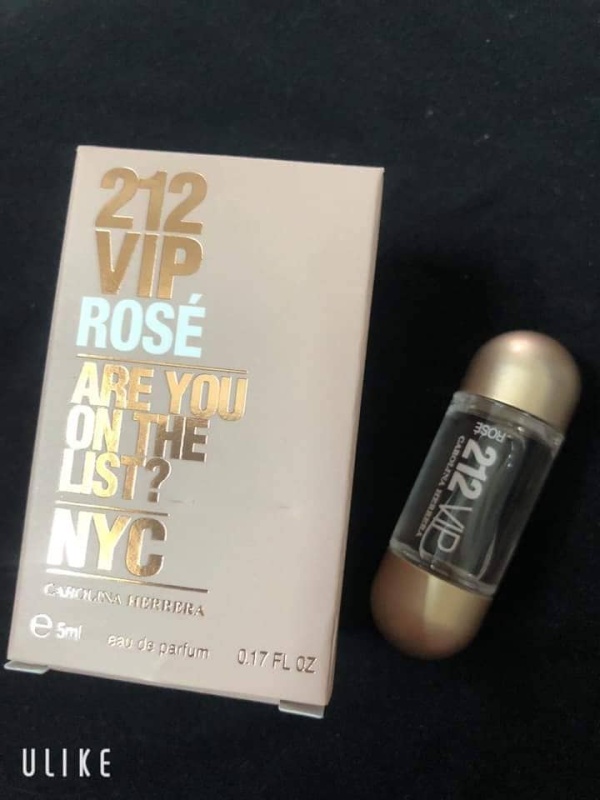Nước hoa nữ mini CH 212 VIP ROSE EDP (5ml) chính hãng