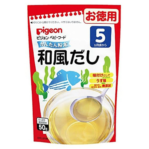 Bột Dashi 50g Pigeon cho bé từ 5 tháng