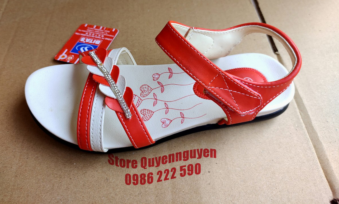 SANDAL BÉ GÁI BITAS - SOB227DOO