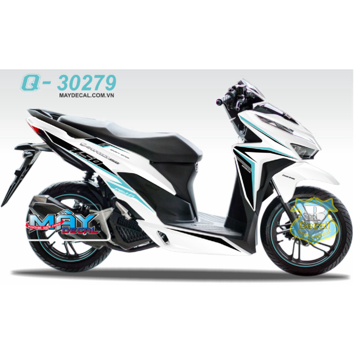 Tem rời vario 150 trắng xanh 30279