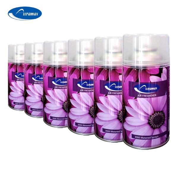 Bộ 6 chai nước hoa xịt phòng tự động Auramax 300ml hương Lavender hoa