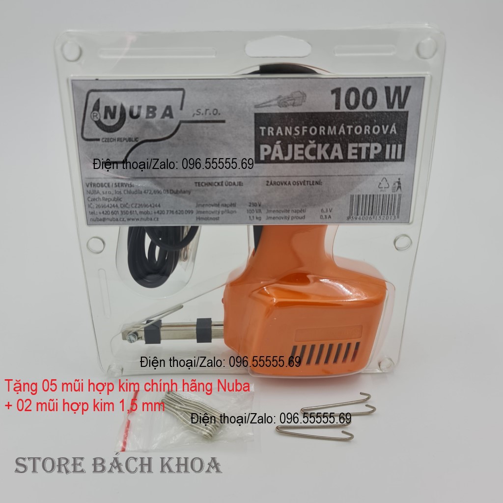 [SIÊU KHUYẾN MÃI] [TẶNG 05 MŨI HỢP KIM CHÍNH HÃNG TIỆP+ 05 MŨI HỢP KIM BK] Mỏ hàn xung Tiệp 220V 100W - STORE BÁCH KHOA