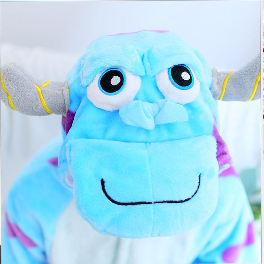 Pajamas animal pijama Blue Monter