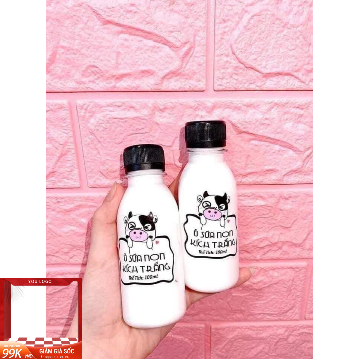 Combo 2 sữa- non ủ- kích -trắng cô- đặc nguyên chất