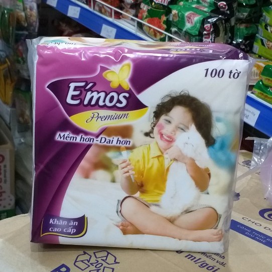 Khăn giấy Emos 100 tờ
