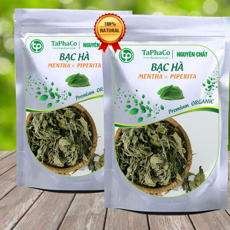 [Túi lớn loại 500gram] Cây bạc hà sấy khô - Tấn phát