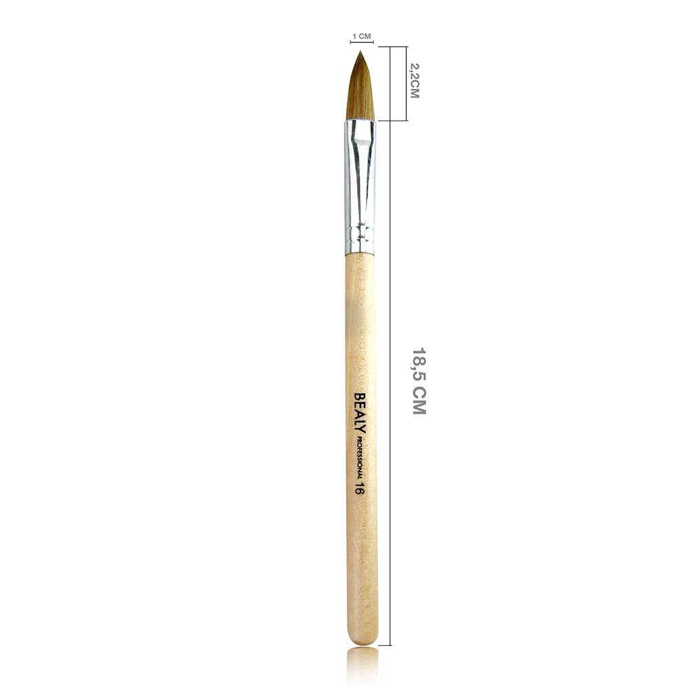 CỌ ĐẮP BỘT LÔNG CHỒN CÁN GỖ BEALY SỐ  16
