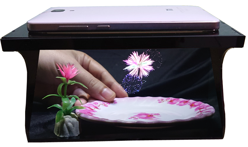 [HCM]Máy Chiếu 3D Hologram 180 độ dành cho điện thoại Sam Sung