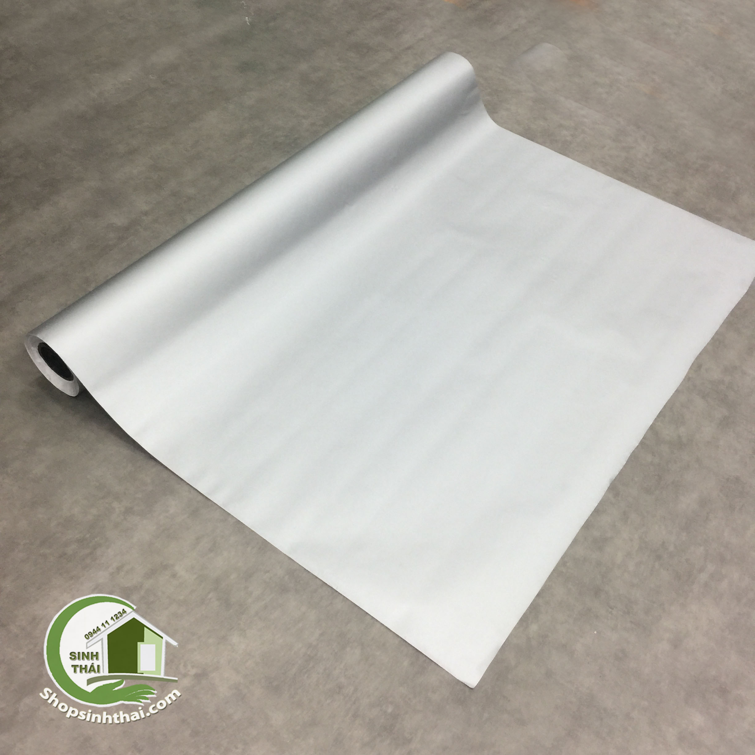 [HCM]Giấy Dán Tường Màu Xám Nhám  [ 50cm x khổ 120cm ] Có Sẵn Keo