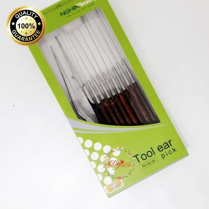 [HCM]BỘ RÁY TAI 10 MÓN NGHĨA BEAUTY TOOL EAR PICK