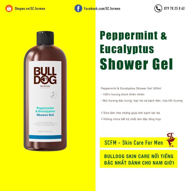 Peppermint & Eucalyptus Shower Gel - SỮA TẮM DÀNH CHO NAM GIỚI cao cấp