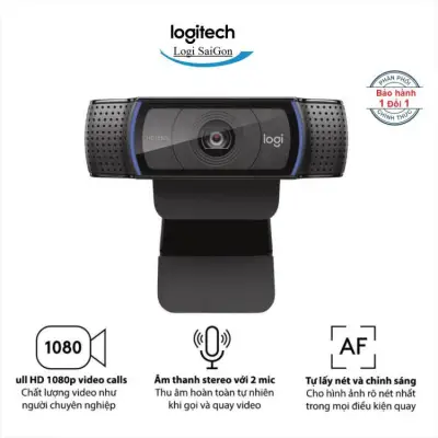 [HCM]Webcam Logitech C920 Pro Webcam FullHD 1080p