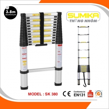 [HCM]Thang nhôm rút đơn Sumika SK380