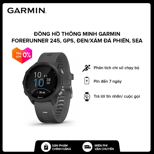 Đồng hồ thông minh chạy bộ Garmin Forerunner 245, GPS
