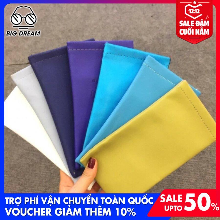 [PHỤ KIỆN] Combo 5 túi da đựng mắt kính cao cấp (Nhiều màu)