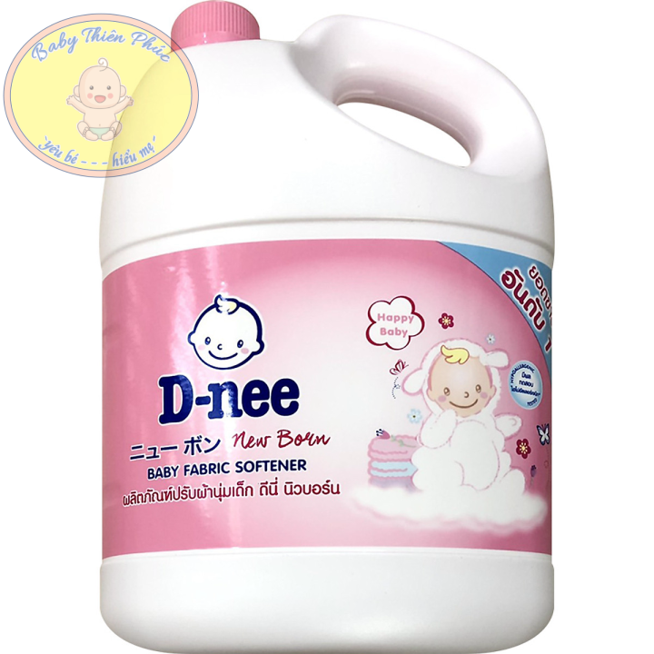 [HCM]Dung Dịch Xả Quần Áo Cho Bé D-nee - Chai 3000ml (Hồng)
