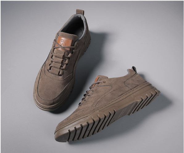 [HCM]Giày Sneaker Nam Da Lộn Thời Trang Cao Cấp PB004 PBstyle - Giày Lười Thể Thao
