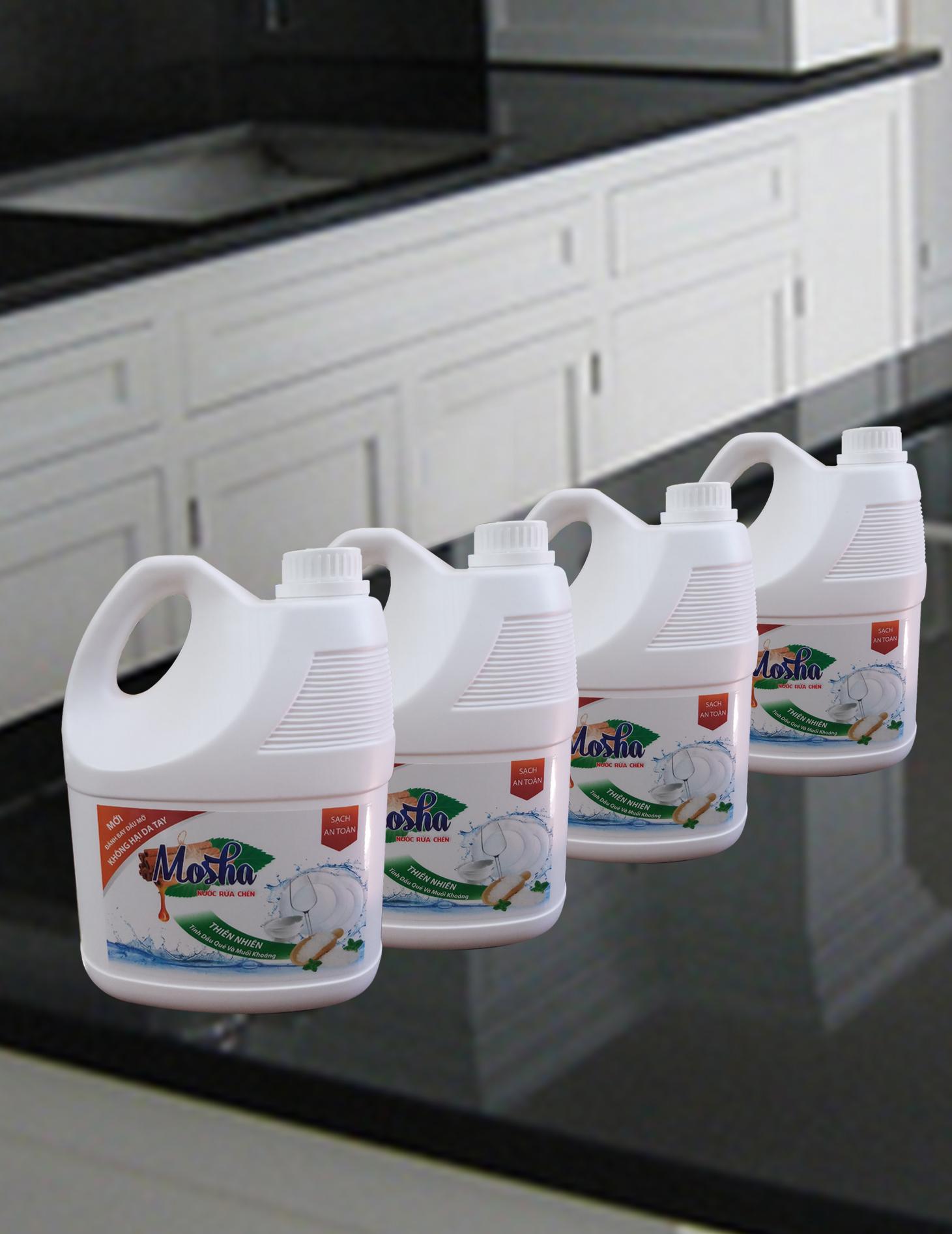 Nước rửa chén Tinh dầu Quế tự nhiên 100% Mosha