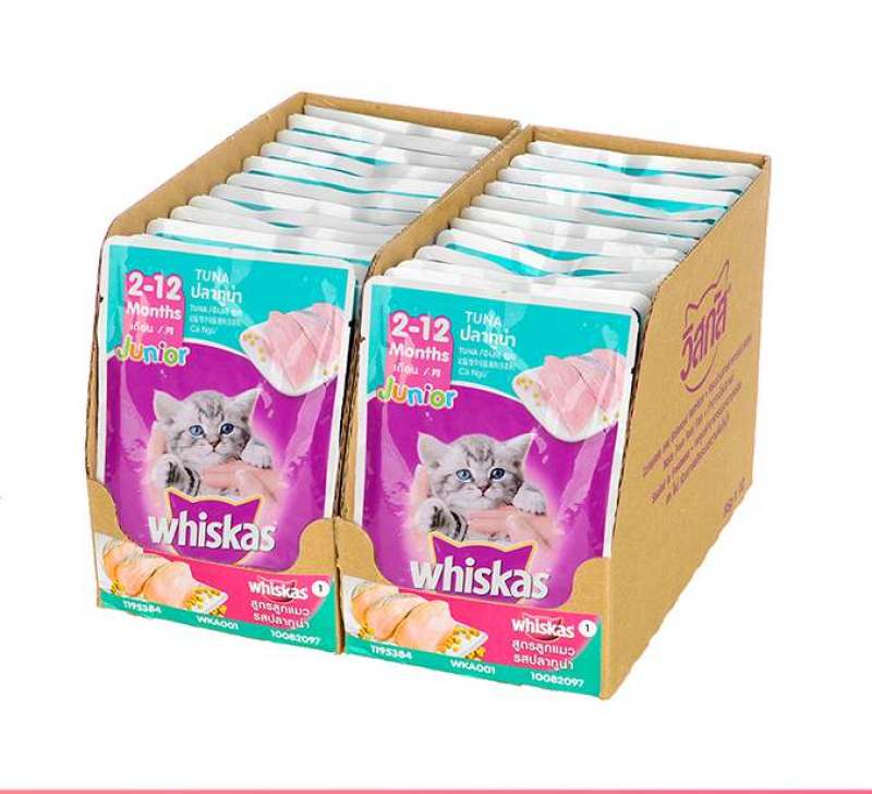 HỘP 24 GÓI PATE WHISKAS JUNIOR CHO MÈO CON
