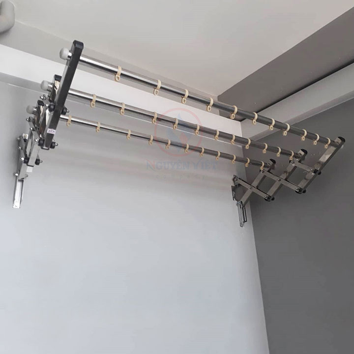 SÀO PHƠI ĐỒ THÔNG MINH INOX THANH DÀI 1.4m