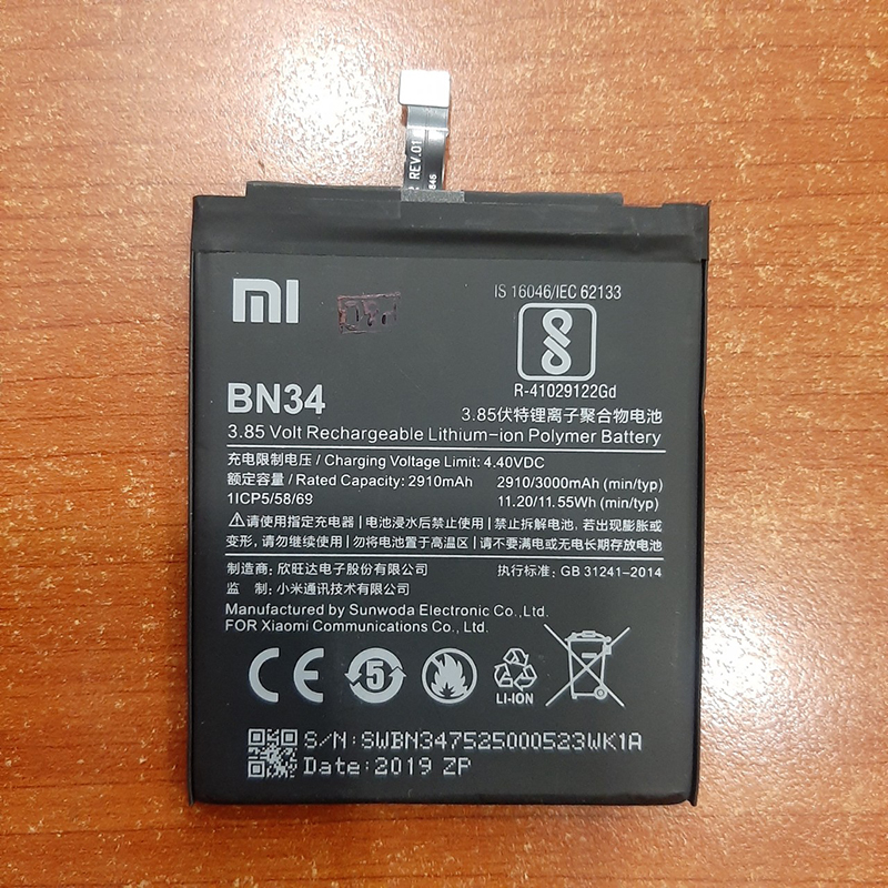 Pin Xiaomi Redmi 5A Zin