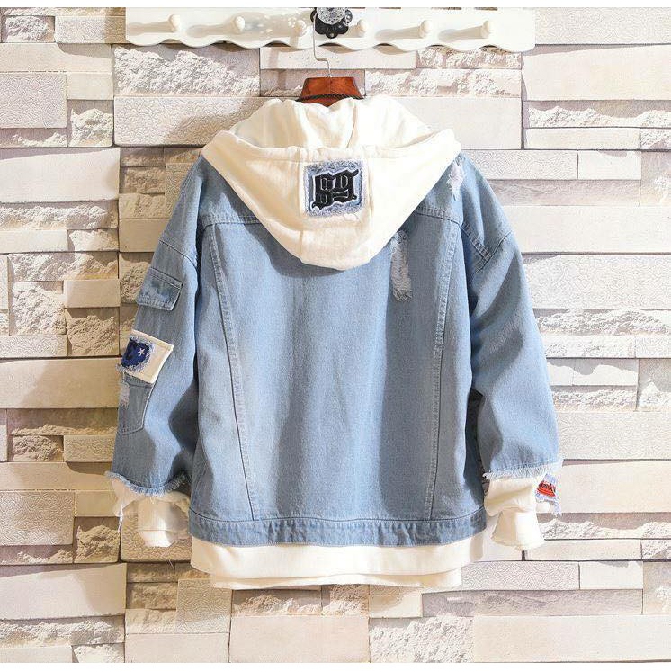 Áo Khoác Denim Bò Nam Nữ Siêu Chất