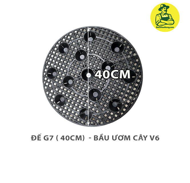 [HCM]Đế bầu G7 dùng cho Bầu ươm V6 -  40cm