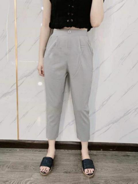 Quần baggy đũi khuy